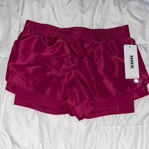 short skirt color burgundy.